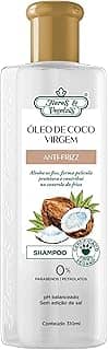 Flores & Vegetais Shampoo Óleo De Coco Virgem Anti-Frizz 310Ml