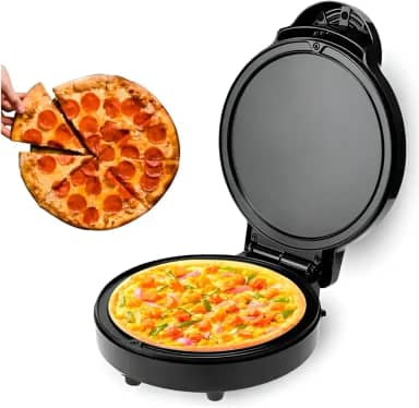 Máquina Mini Forno Grill Elétrico Redondo 110v ou 220v 1000W Ideal Para Pizza Churrasco Legumes Ovos (110V)