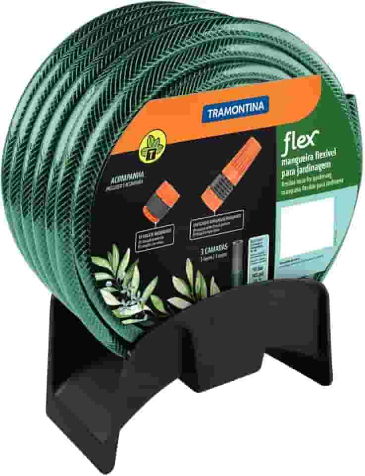 Mangueira para Jardim 20 Metros com Esguicho e Suporte TRAMONTINA