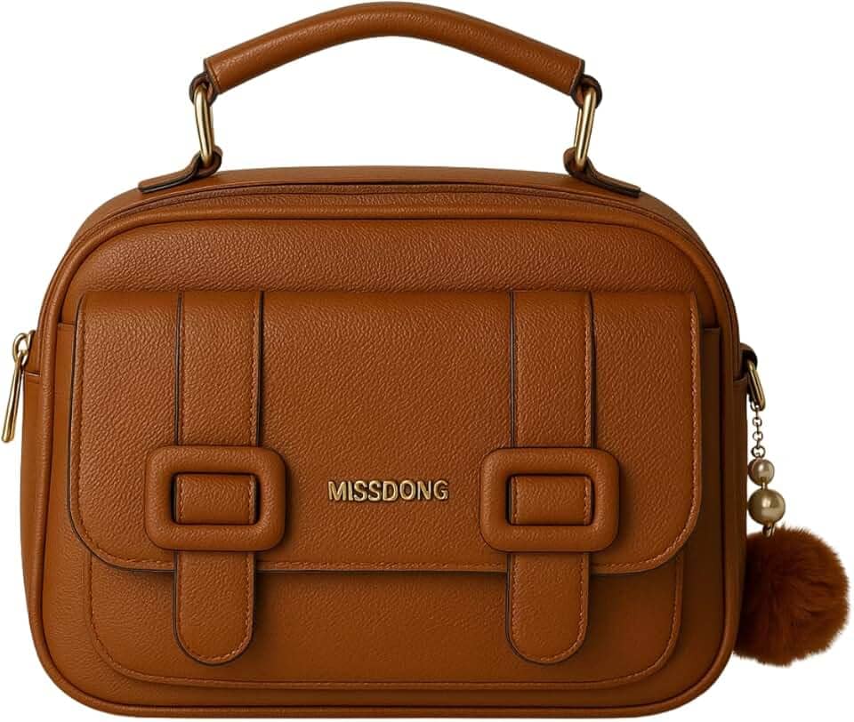 Bolsa Bag Feminina Transversal Tiracolo Baú Média Couro Pu QUBCCUM