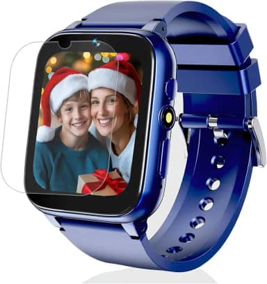 Relógio inteligente para crianças, meninas meninos smartwatch com 26 jogos câmera gravador de vídeo e player, pedômetro lanterna, livro de áudio