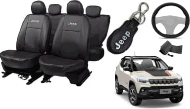 Capa de couro para o banco jepp compass 2018-2024 proteção impermeável