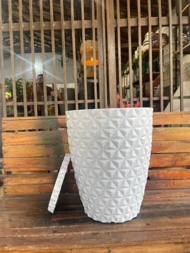 Vasos Polietileno Coluna Berlian Gold 3D (Marmore)