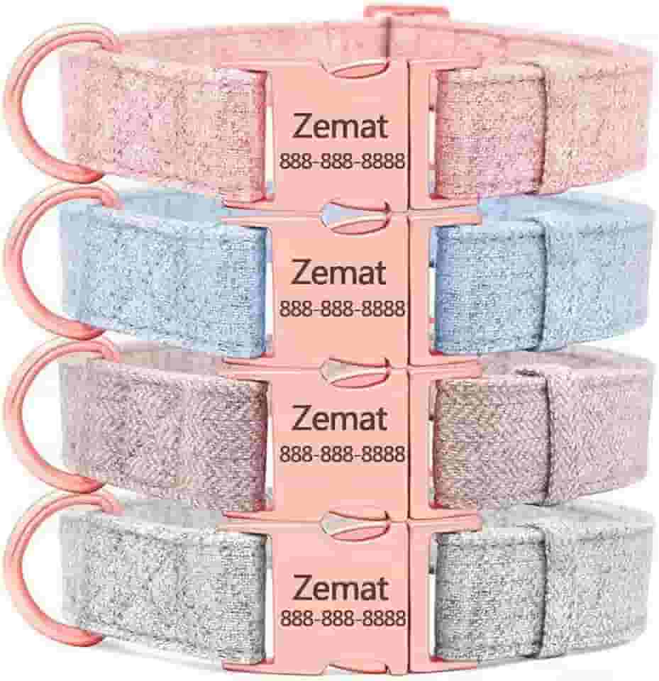 Coleira de cachorro personalizada, coleira personalizada para cães médios, coleira para cães com nome - letras livres