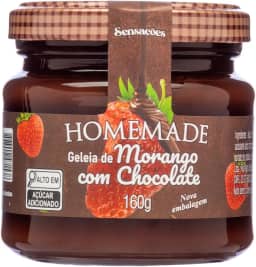 GELEIA SENSAÇÃO MORANGO C/ CHOC HOMEMADE