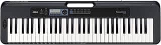 TECLADO MUSICAL CASIOTONE BÁSICO, CASIO, CT-S300C2-BR PRETO