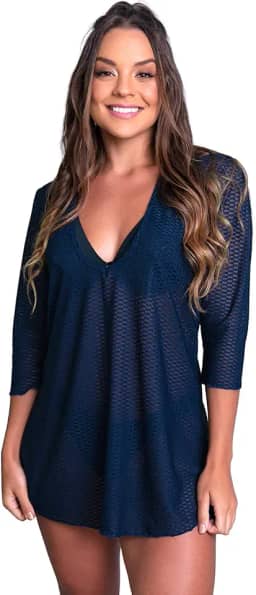 Saída de Praia MVB Modas Renda Curta Moda Praia