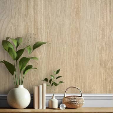 Papel Autocolante Adesivo de Parede Imita Madeira Lavável 10 Metros (Madeira Carvalho Claro)