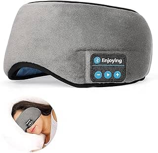 Máscara De Dormir Bluetooth 5.0 Com Fones De Ouvido Sem Fio Sono Profundo Relaxante Viagem Confortável