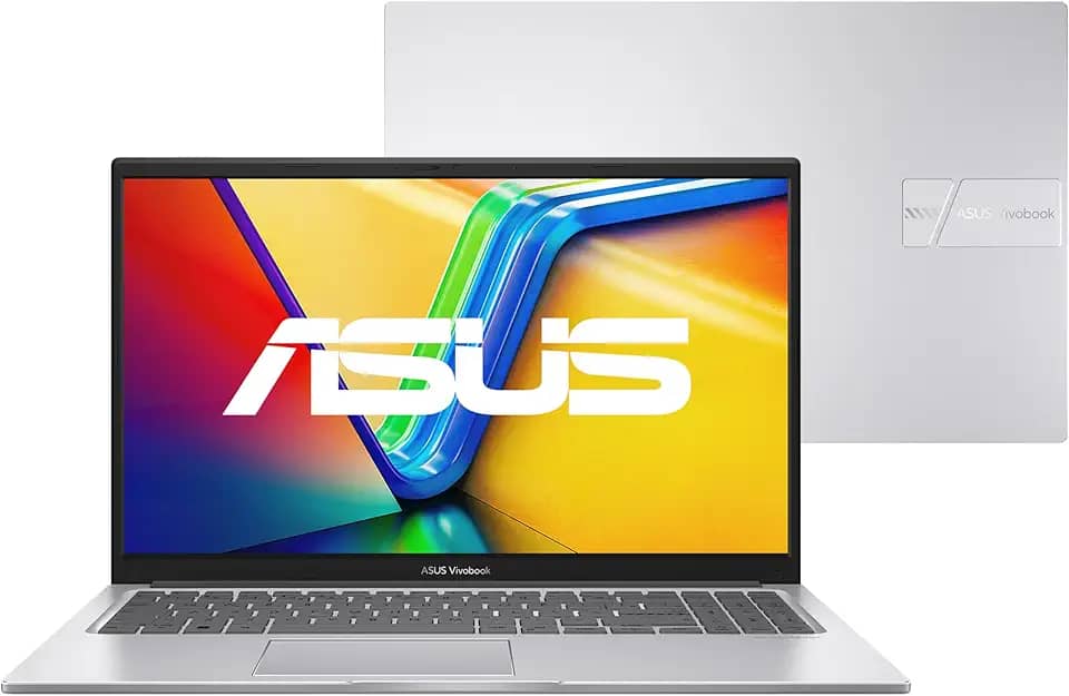Notebook ASUS Vivobook 15, Intel Core i5 1235U, 8 GB, 512GB SSD, W11 Home, Tela 15,6' FHD, Cool Silver - X1504ZA-NJ986W