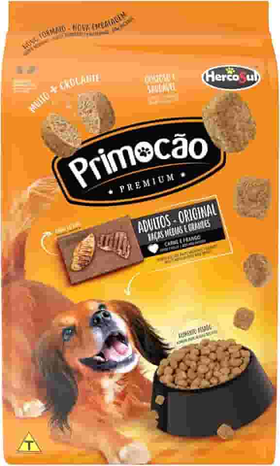 Primocão Premium Original - Raças Médias e Grandes - 15kg