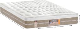 Colchao Casal Castor Silver Star Mola Pocket Air One Face 138X188X032
