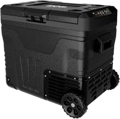 Freezer e Geladeira Duplex Portátil Eos 50 Litros Dupla Ação Quadrivolt Preto Efc55 110v/220v/12v/24v