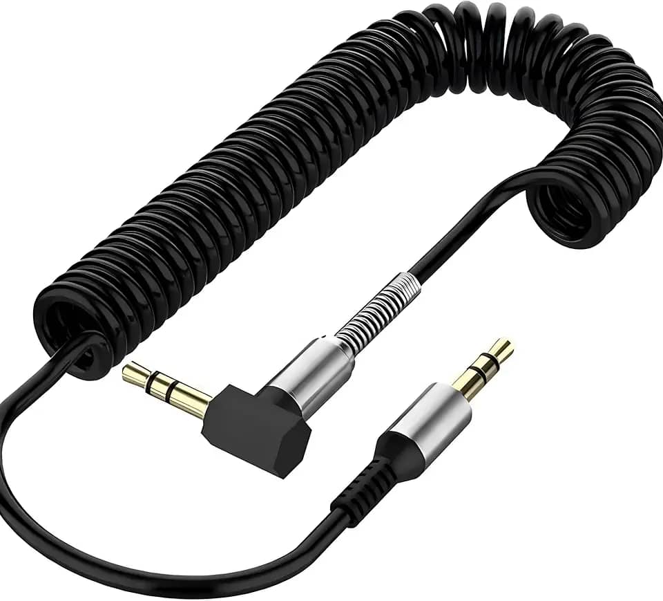 Cabo Auxiliar P2 x P2 Stereo Macho 1,8 Metros 3.5mm Para PC Celular TV Som Carro