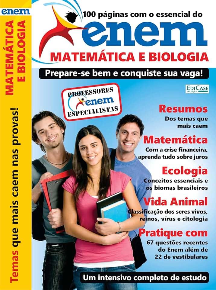 Livro Enem 3 - Matemática e Biologia: Prepare-se bem e conquiste sua vaga!