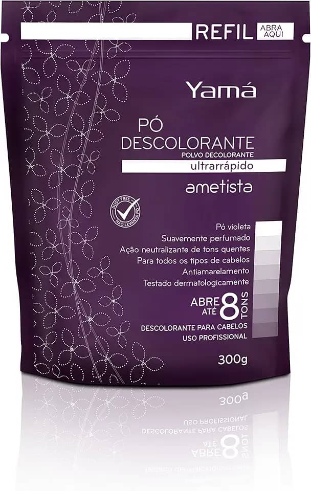 YAMA Pó Descolorante Ametista Refil, Roxo