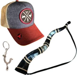 Kit Berrante 5 Chifres Profissional Boné Farm Bulls Chaveiro (vinho)