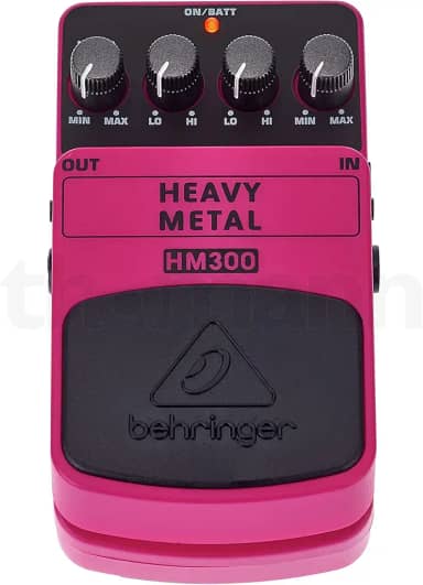 Behringer HM300 Pedal para Guitarra Heavy Metal