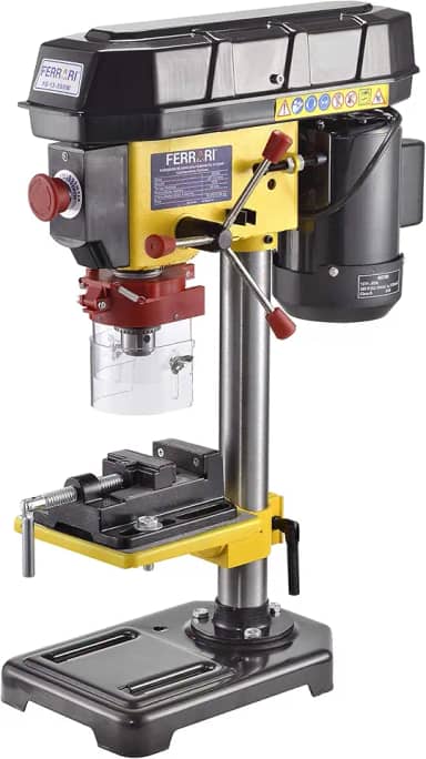 Furadeira De Bancada Ferrari Fg 13 350w 127v C/morsa Ferrari Amarelo