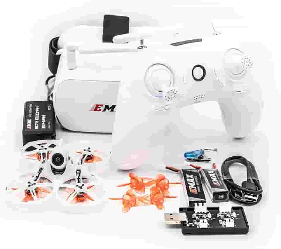 EMAX Tinyhawk 2 II RTF Kit FPV FRSKY Câmera Drone de corrida com óculos e controlador para crianças e iniciantes em Racubg