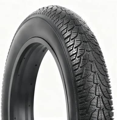 Pneu gordo E-Bike 20x4.0, pneu de bicicleta resistente ao desgaste de alto desempenho para passeios em trilhas off-road, pneu de substituição dobrável para bicicletas MTB Ebikes