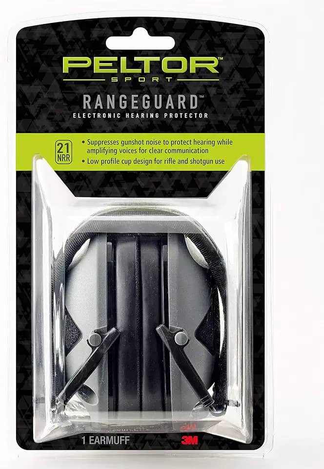 Peltor Protetor auditivo eletrônico Sport RangeGuard, NRR 21 dB