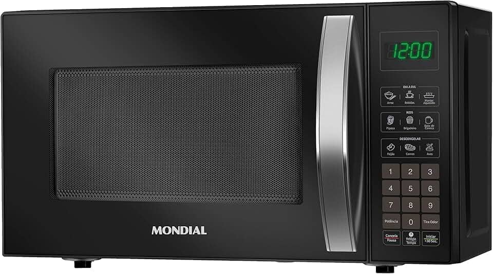 MONDIAL Micro-Ondas, Preto, 1200W, 220V - MO-01-21-B