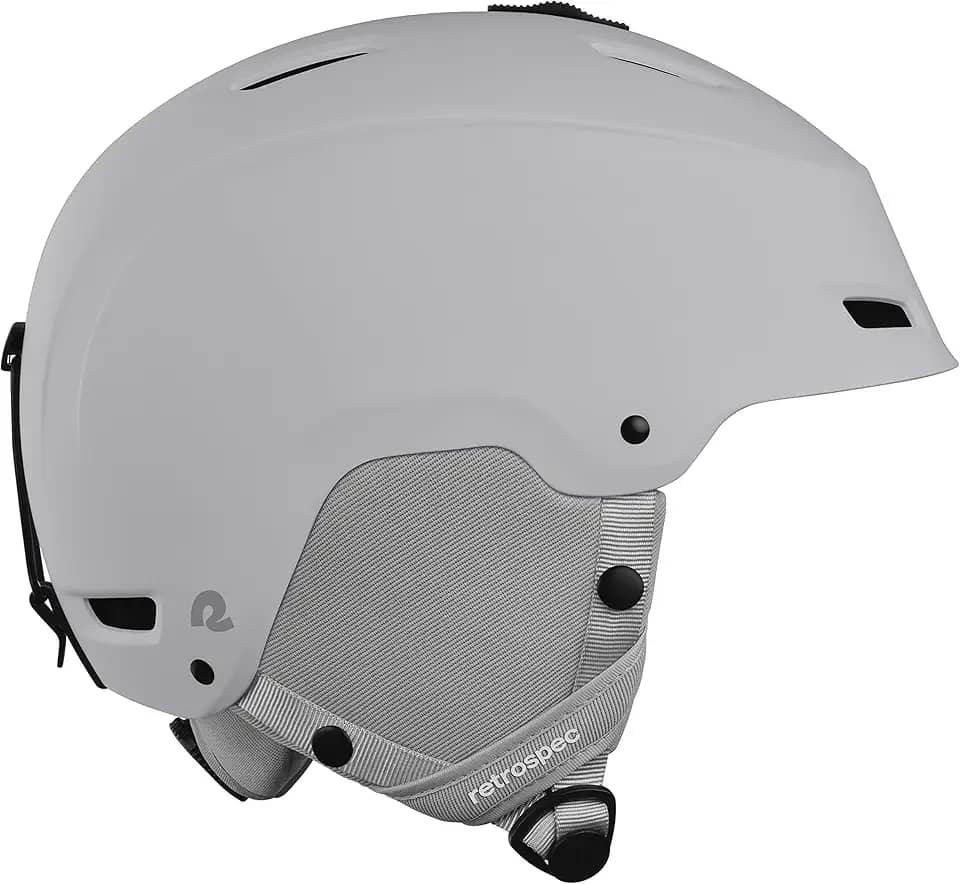 Retrospec Zephyr Capacete de esqui e snowboard para adultos – ajustável com 9 aberturas – capa de ABS e espuma EPS