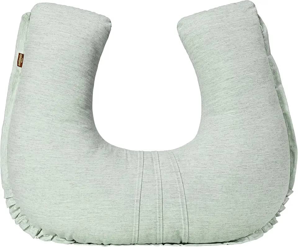 Apoio Amamentar Slim Linho Verde