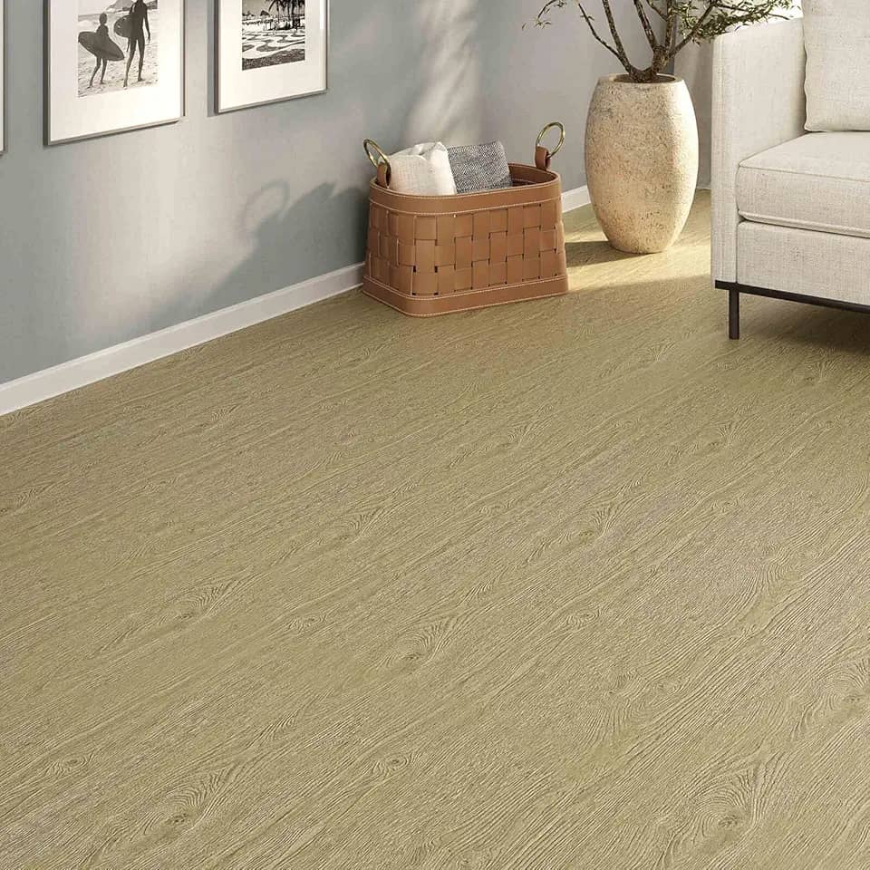 Piso Vinílico Em Manta PVC 0,7mm Antiderrapante 14m² Imita Madeira Semi-Brilhoso (Pisa)