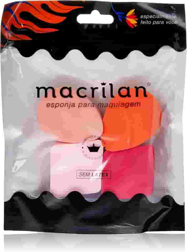 Quarteto de Esponjas para Maquiagem - EP03, Macrilan