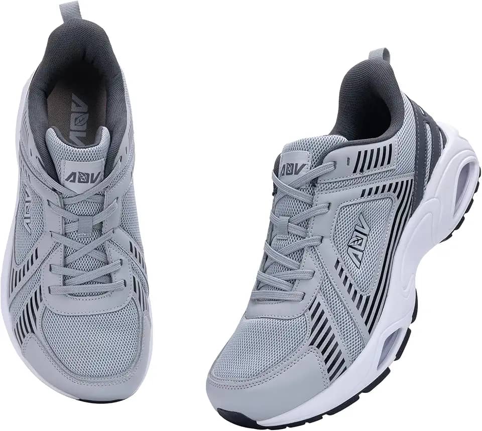 Tênis de corrida masculino com bico largo, ortopédico, fascite plantar, suporte de arco, tênis de caminhada para academia, corrida, esportes EUA 40-13