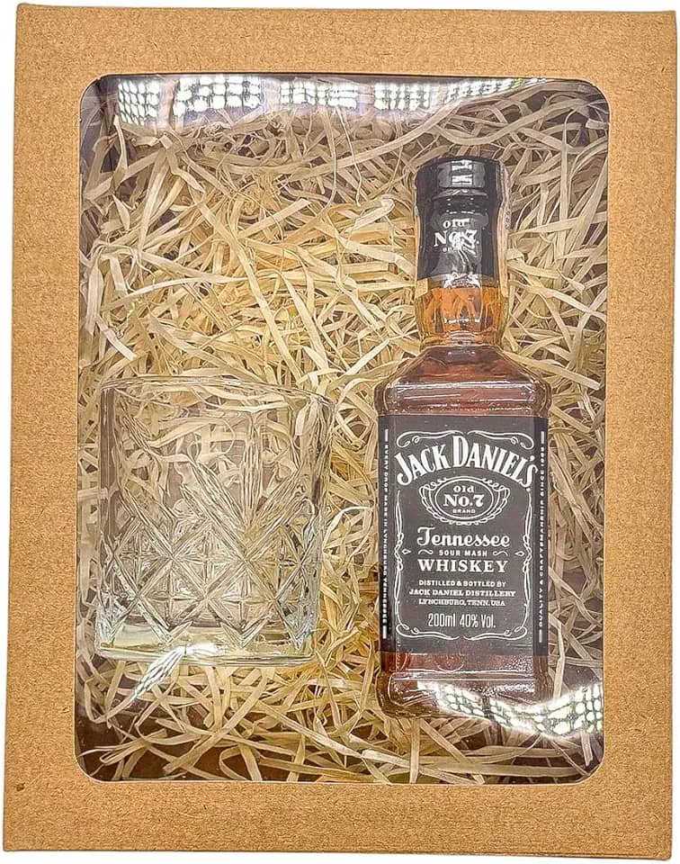 Kit Presente Jack Daniel's Tennessee Whiskey 200ml + Copo