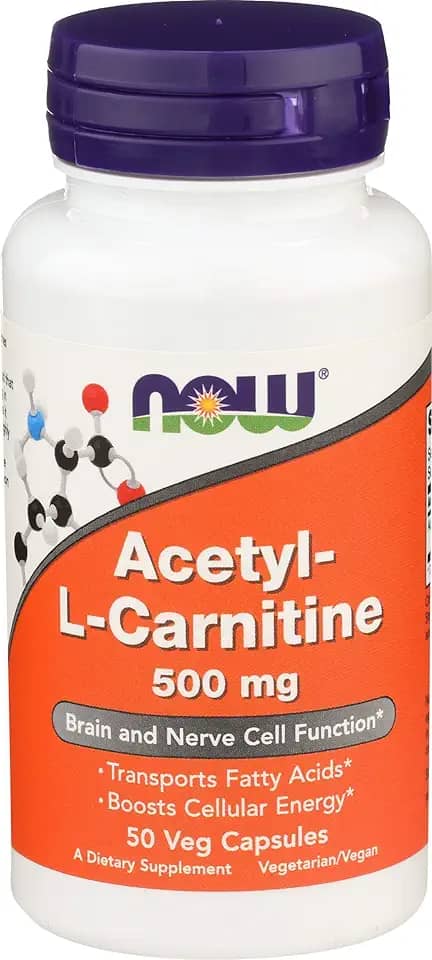 Agora alimentos acetil lcarn 500mg cápsulas, 50 ct
