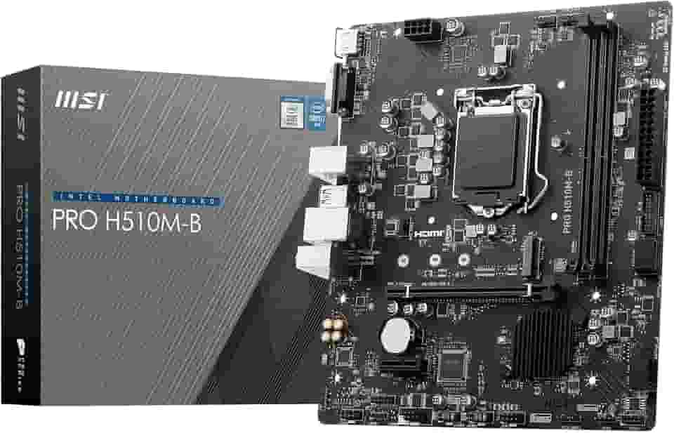 Placa Mãe MSI PRO H510M-B (LGA 1200/2xDDR4/HDMI/VGA/M.2/USB 3.2)