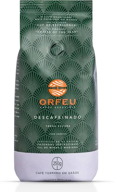 ORFEU Café Em Grãos Descafeinado Orfeu 250G
