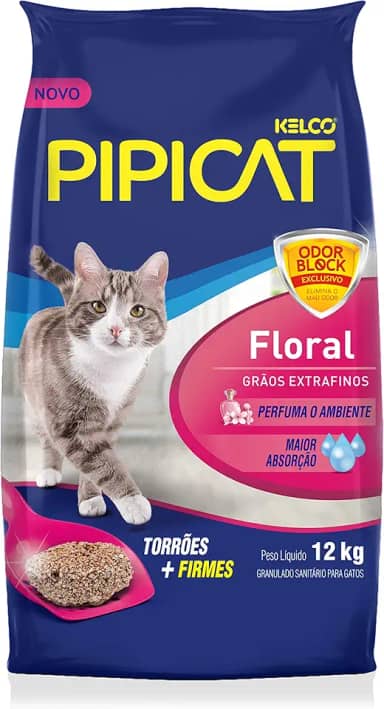 Pipicat Granulado Sanitario Floral 12 kg