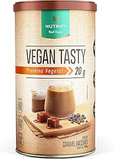 Nutrify Vegan Tasty Caramel Macchiato 420G - Proteína Vegana - Sustentabilidade e Nutrição - Sabor Caramel Macchiato