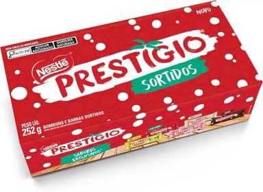 Caixa de bombons Prestígio Sabores 252g