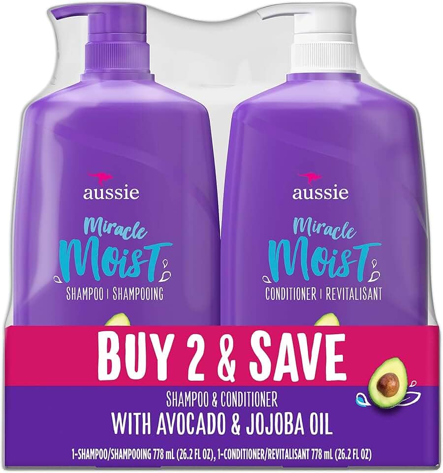 Kit Aussie Shampoo E Condicionador Moist 865ml