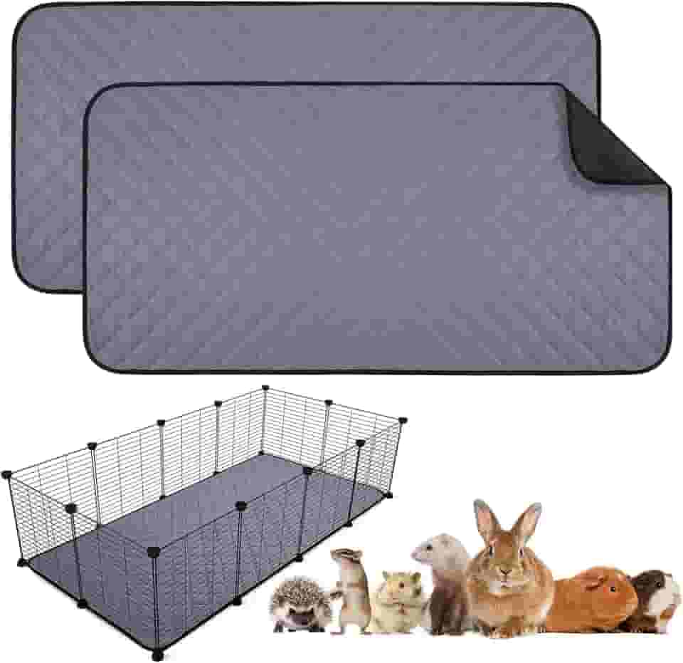 Aitmexcn Forros Para Gaiolas De Porquinhos-Da-Índia - Tapetes Higiênicos Laváveis, À Prova D'Água, Reutilizáveis E Antiderrapantes, Almofada Rápida Superabsorvente Pequenos Animais, Coelho, Hamster,