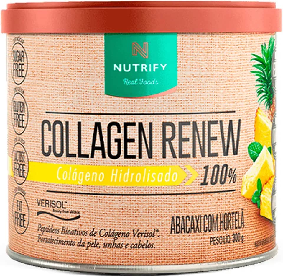 Nutrify - Colágeno Collagen Renew Verisol - 300g - Abacaxi com Hortelã