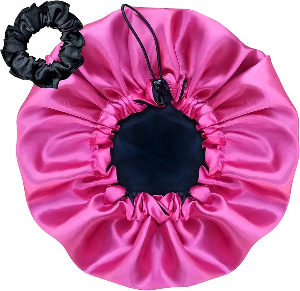 Touca De Cetim Dupla Face Ajustável Xuxinha