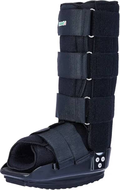 Dilepé Bota Imobilizadora Para Tornozelo Longa Pequeno Preto