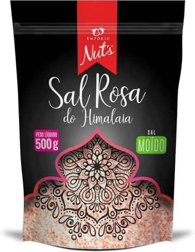 Sal Rosa do Himalaia Fino 500g - Empório Nut's