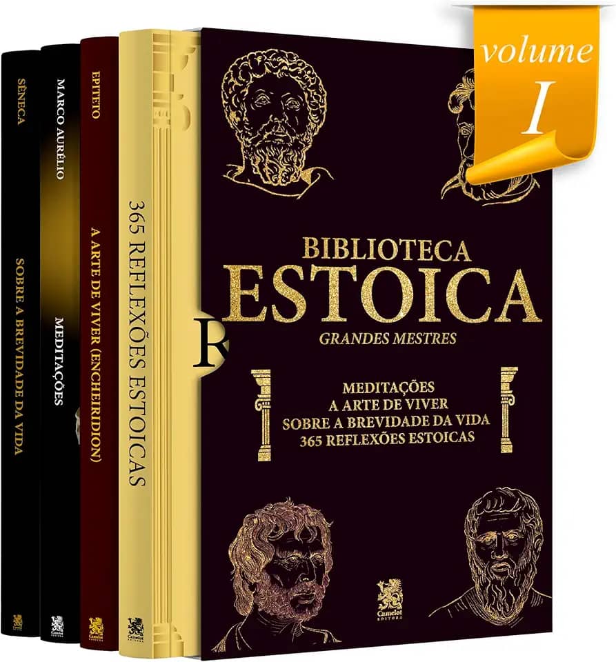 Biblioteca Estoica: Grandes Mestres Volume I - Box com 4 Livros