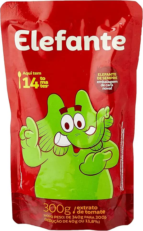 ELEFANTE EXTRATO TOMATE SACHE 300G