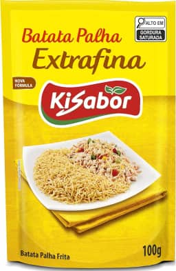 KiSabor, Batata Palha Extra Fina, 100 Gramas