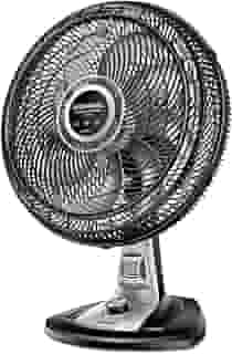 Ventilador 40cm Super Turbo 8 Pás Repelente Pastilha, Mondial, Preto/Prata, 140W, 220V - VTX-40-8P-RP