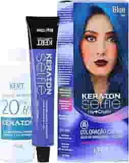 Keraton Coloração Selfie My Crush 50G E 75Ml Blue/Azul